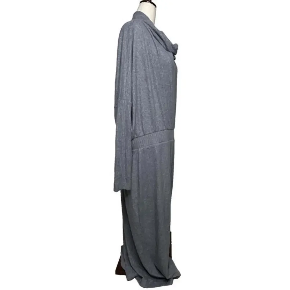 Daily Practice Anthropologie XL Petite Arabella Drapey Cowl Neck Maxi Dress NWT - Picture 4 of 9